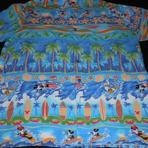 REYN SPOONER DISNEY HAWIIAN SHIRT L